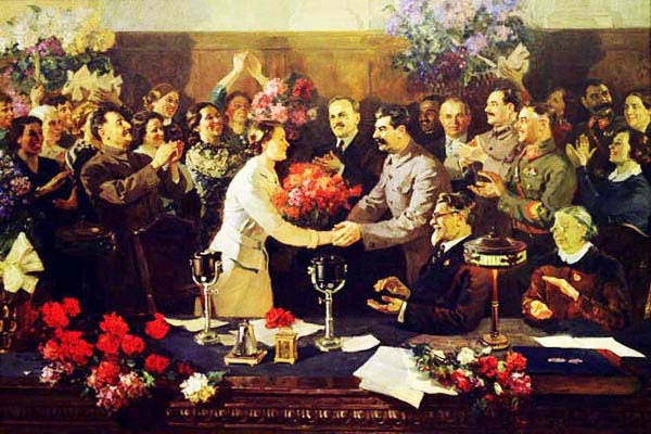 Картина со Сталиным